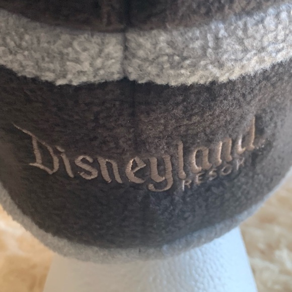 Vintage Walt Disney World Mickey Mouse Black Gray Fleece Hat O/S - Picture 6 of 7